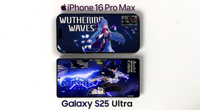 iPhone 16 Pro Max і Samsung Galaxy S25 Ultra