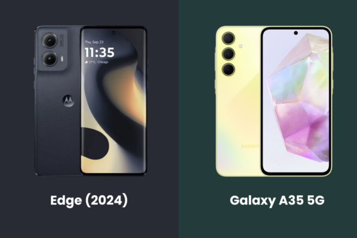 Motorola Edge (2024) або Galaxy A35: що вибрати