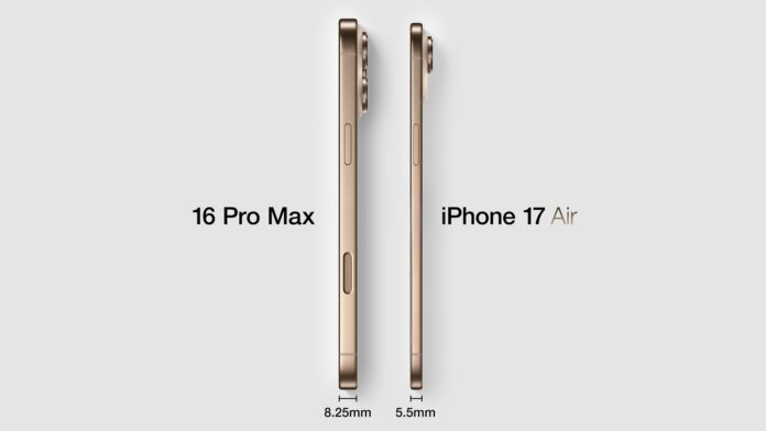 iPhone 16 Pro і iPhone 17 Air