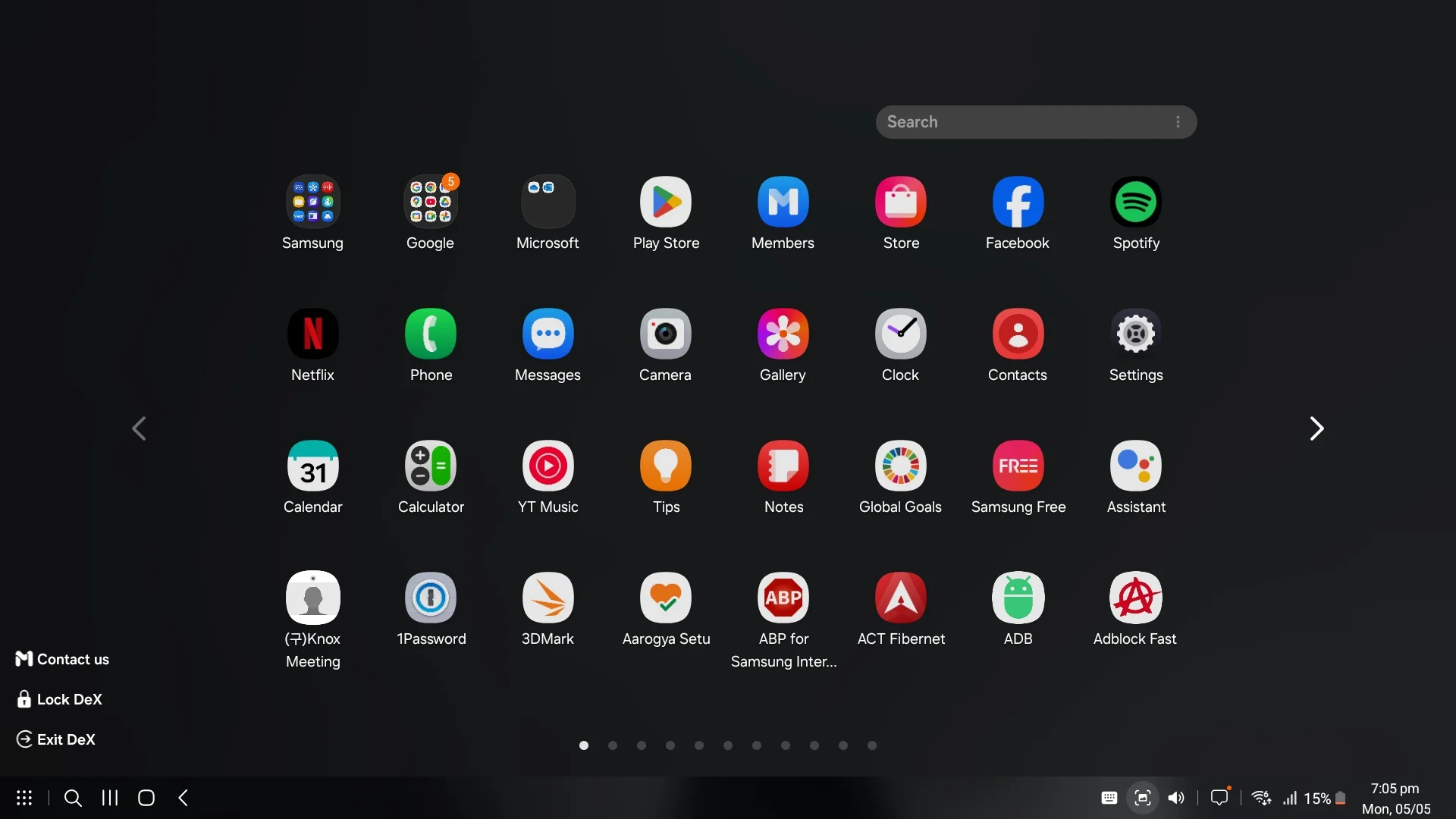 Samsung Dex в One UI 7
